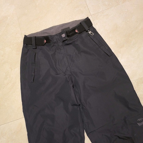 Marker Gore-Tex Womens Size 10 Black Lined Insulated Ski Snow Snowpants - Picture 4 of 16
